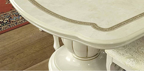 Τραπέζι τραπεζαρίας οβάλ ανοιγόμενο LEONARDO (LEON1)