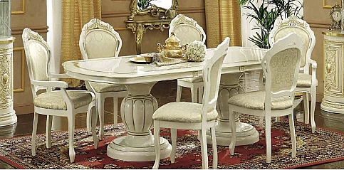 Τραπέζι τραπεζαρίας οβάλ ανοιγόμενο LEONARDO (LEON1)