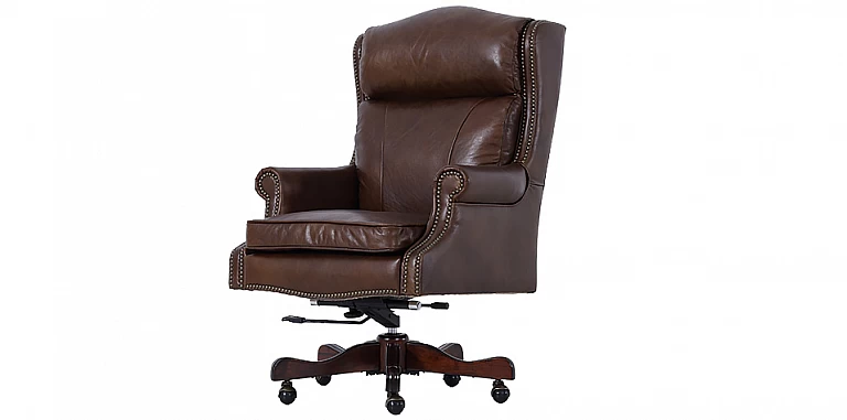Περιστρεφόμενη δερμάτινη πολυθρόνα (43GE) ΠΟΛΥΘΡΟΝΑ ΓΡΑΦΕΙΟΥ