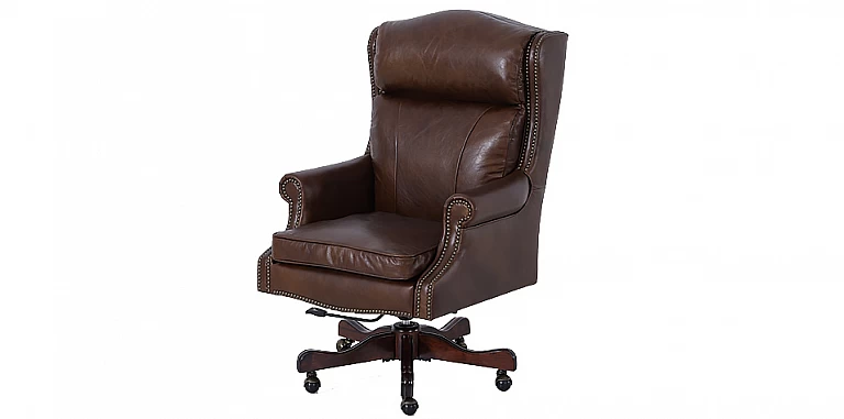 Περιστρεφόμενη δερμάτινη πολυθρόνα (43GE) ΠΟΛΥΘΡΟΝΑ ΓΡΑΦΕΙΟΥ