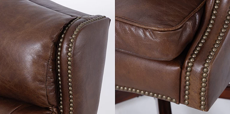 Περιστρεφόμενη δερμάτινη πολυθρόνα (43GE) ΠΟΛΥΘΡΟΝΑ ΓΡΑΦΕΙΟΥ