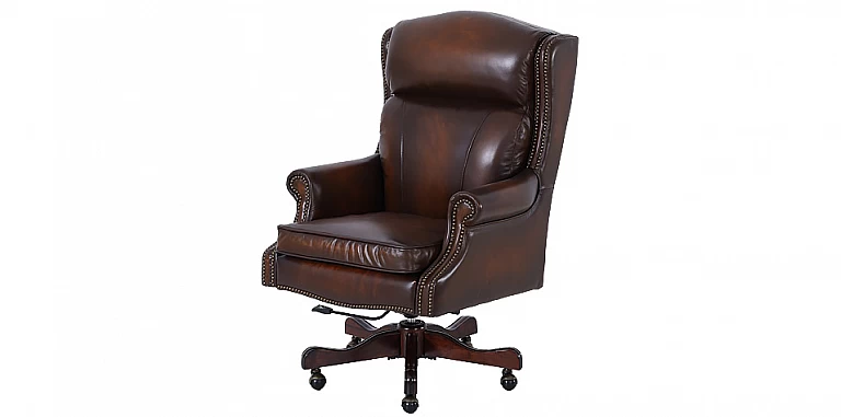 Περιστρεφόμενη δερμάτινη πολυθρόνα (43RB) ΠΟΛΥΘΡΟΝΑ ΓΡΑΦΕΙΟΥ