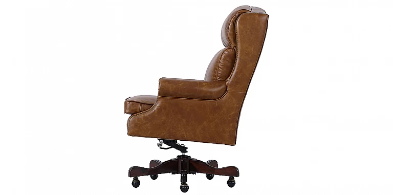 Περιστρεφόμενη δερμάτινη πολυθρόνα (43CI) ΠΟΛΥΘΡΟΝΑ ΓΡΑΦΕΙΟΥ