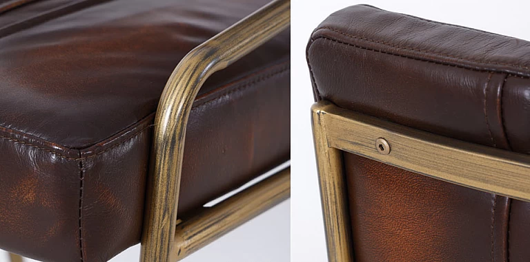 Δερμάτινη καρέκλα vintage (RBBRL) ΠΟΛΥΘΡΟΝΑ ΓΡΑΦΕΙΟΥ