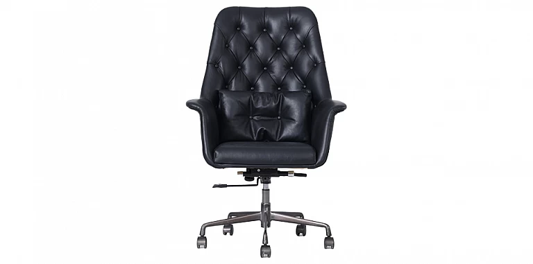 Περιστρεφόμενη δερμάτινη πολυθρόνα (18MA) ΠΟΛΥΘΡΟΝΑ ΓΡΑΦΕΙΟΥ