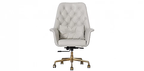 Περιστρεφόμενη δερμάτινη πολυθρόνα (18IV)