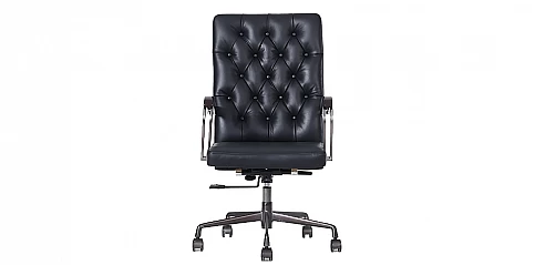 Περιστρεφόμενη δερμάτινη πολυθρόνα (02MA)