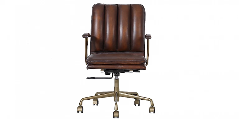 Περιστρεφόμενη δερμάτινη πολυθρόνα (03RB) ΠΟΛΥΘΡΟΝΑ ΓΡΑΦΕΙΟΥ