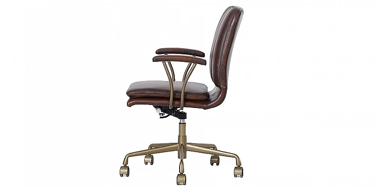 Περιστρεφόμενη δερμάτινη πολυθρόνα (03RB) ΠΟΛΥΘΡΟΝΑ ΓΡΑΦΕΙΟΥ
