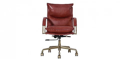 Περιστρεφόμενη δερμάτινη πολυθρόνα (12OX)