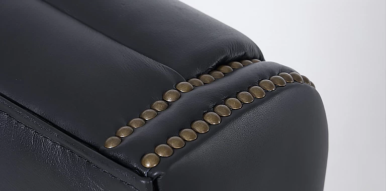 Περιστρεφόμενη δερμάτινη πολυθρόνα (43MA) ΠΟΛΥΘΡΟΝΑ ΓΡΑΦΕΙΟΥ