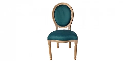 Καρέκλα τραπεζαρίας ντεκαπέ (BLUE)