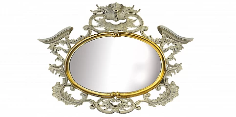 Καθρέφτης τοίχου σε πατίνα (3066)