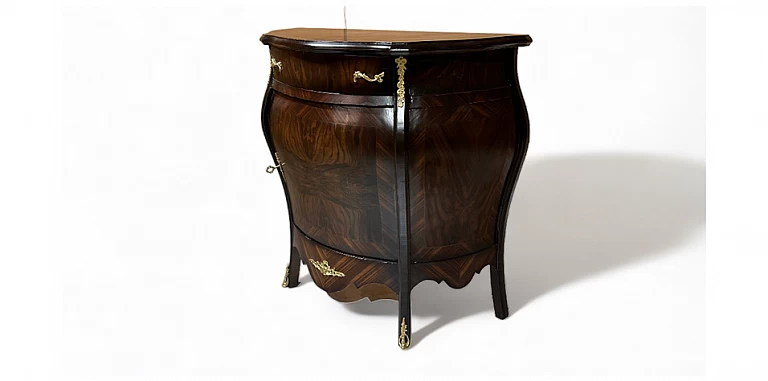 Μπαγιού μπομπέ σε μασίφ ρίζα ελιάς (0001) ΜΠΑΓΙΟΥ Louis XV Μπαγιού μπομπέ σε μασίφ ρίζα ελιάς (0001) ΜΠΑΓΙΟΥ Louis XV