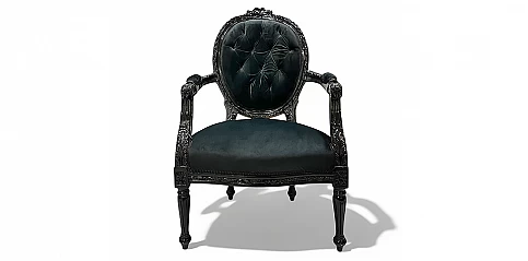 Λουϊ Κένζ πολυθρόνα κλασική σε Γαλλικό στυλ (M004)