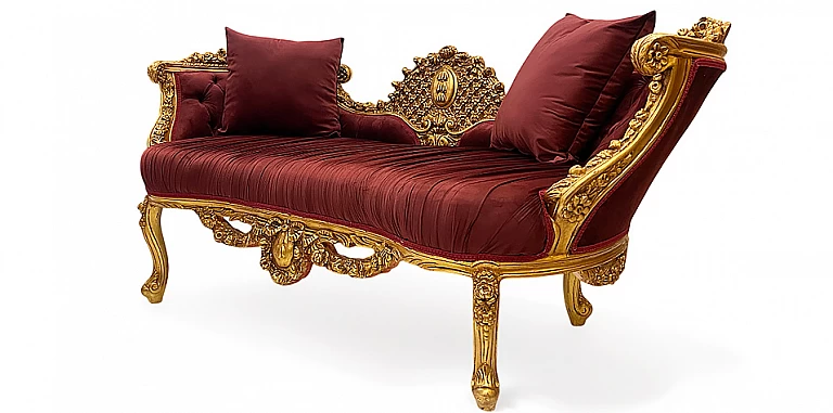 Κλασικός καναπές εποχής στυλ Λουί Κένζ (X020)- ΣΑΛΟΝΑΚΙ Louis XV