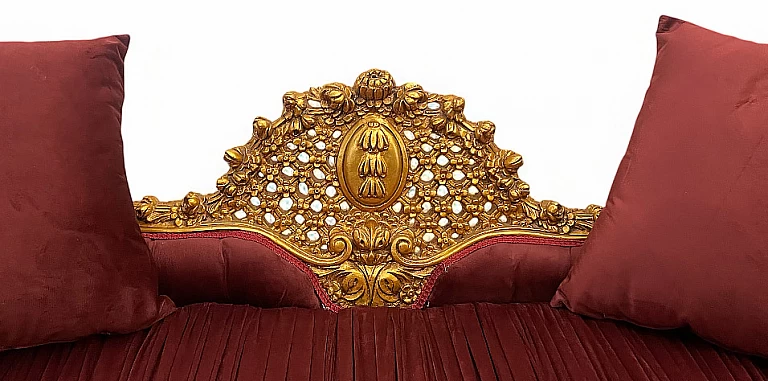 Κλασικός καναπές εποχής στυλ Λουί Κένζ (X020)- ΣΑΛΟΝΑΚΙ Louis XV