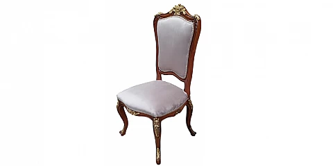 Λουί Κένζ καρέκλα  με ψηλή πλάτη σε Γαλλικό στυλ (001A)