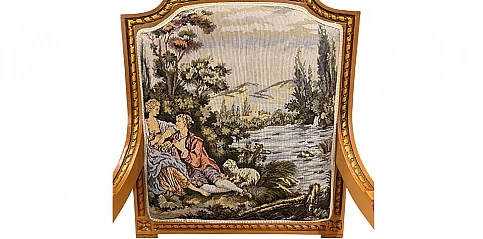 Λουϊ Κένζ πολυθρόνα κλασική σε Γαλλικό στυλ (0025) (A)