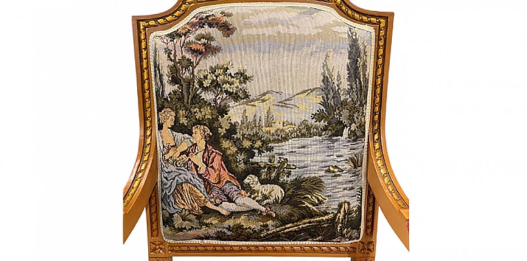 Πολυθρόνα κλασική σε Γαλλικό στυλ (0025) (A) ΠΟΛΥΘΡΟΝΕΣ ΚΛΑΣΙΚΕΣ LOUIS XV