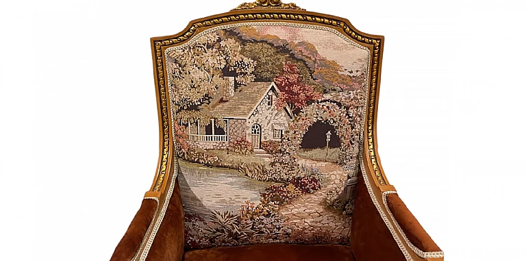 Πολυθρόνα κλασική σε Γαλλικό στυλ (0025) (B) ΠΟΛΥΘΡΟΝΕΣ ΚΛΑΣΙΚΕΣ LOUIS XV