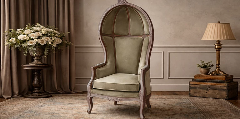 Κάθισμα με Καμπύλη Πλάτη & Βελούδο (PORTER/DECAPE) -ΠΟΛΥΘΡΟΝΕΣ / ΜΠΕΡΖΕΡΕΣ