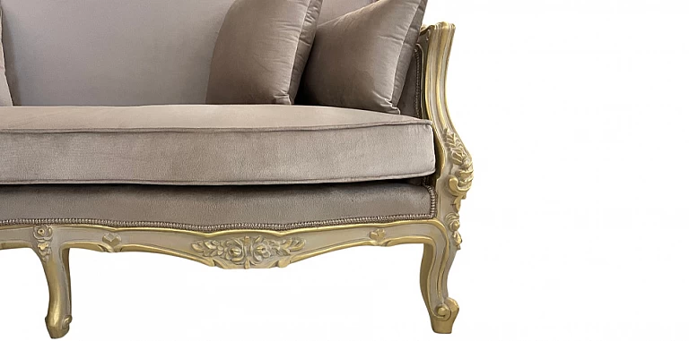 Κλασσικός καναπές στυλ Λουί Κένζ (M010)- ΣΑΛΟΝΑΚΙ Louis XV