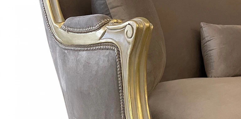 Κλασσικός καναπές στυλ Λουί Κένζ (M010)- ΣΑΛΟΝΑΚΙ Louis XV