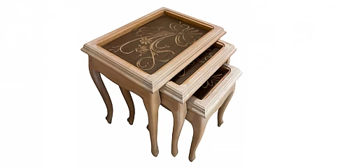 Ζιγκόν τραπεζάκια (D015) 3τμχ Ζιγκόν τραπεζάκια (D015) 3τμχ