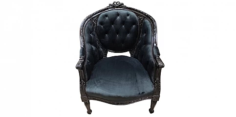 Λουϊ Κένζ πολυθρόνα κλασική σε Γαλλικό στυλ (MM04)