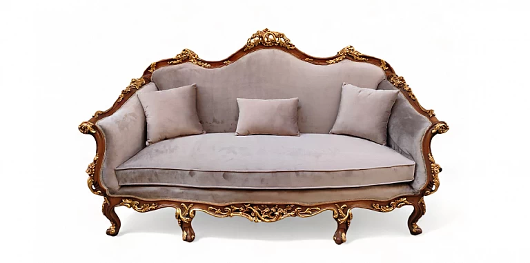 Κλασικός καναπές στυλ Λουί Κένζ (0012)- ΣΑΛΟΝΑΚΙ Louis XV