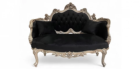 Διθέσιος Καναπές με Σκάλισμα Μοντέρνο Μπαρόκ (SHAMA)