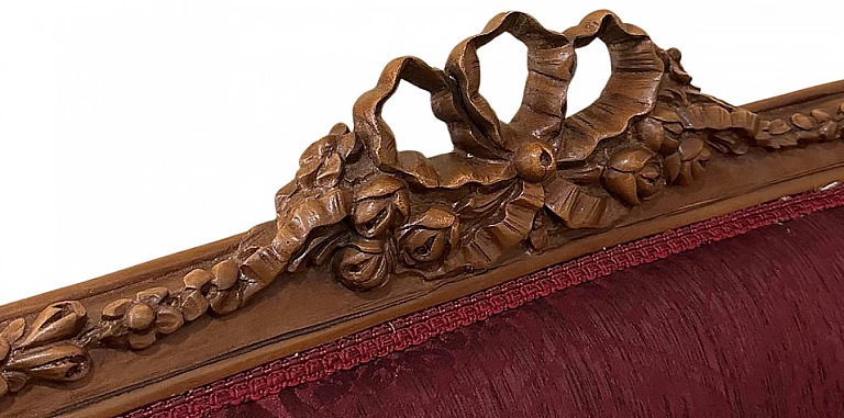 Διθέσιο καναπεδάκι εποχής Λουί Κένζ (K019)- ΣΑΛΟΝΑΚΙ Louis XV