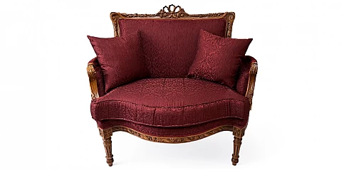 Καναπές Louis Quinze Διθέσιος σε Μπαρόκ Στυλ (K019)