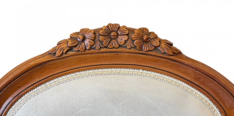 Καρέκλα Τραπεζαρίας Κλασική σε Λευκό Βελούδο (3FLO) ΠΟΛΥΘΡΟΝΕΣ ΚΛΑΣΙΚΕΣ LOUIS XV