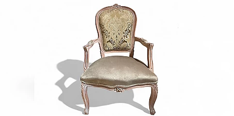 Λουϊ Κένζ πολυθρόνα κλασική σε Γαλλικό στυλ (DTAUP)