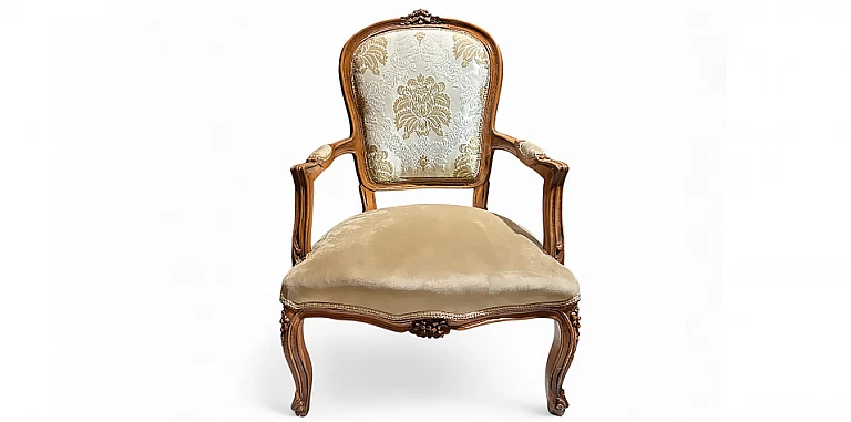 Πολυθρόνα κλασική σε Γαλλικό στυλ (KBEG) ΠΟΛΥΘΡΟΝΕΣ ΚΛΑΣΙΚΕΣ LOUIS XV