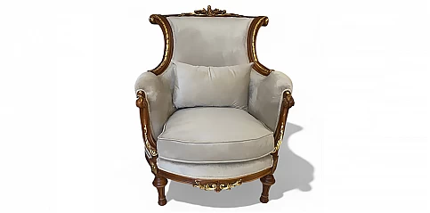 Λουϊ Κένζ πολυθρόνα κλασική σε Γαλλικό στυλ (KING)