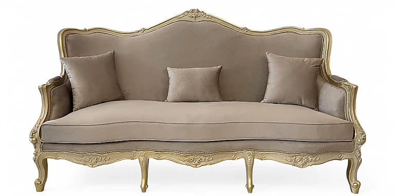 Κλασσικός καναπές στυλ Λουί Κένζ (M010)- ΣΑΛΟΝΑΚΙ Louis XV