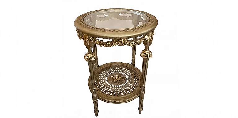 Τραπεζάκι τετράγωνο κλασικό με μάρμαρο (XEST)  ΤΡΑΠΕΖΑΚΙ ΛΑΜΠΑΣ LOUIS XV