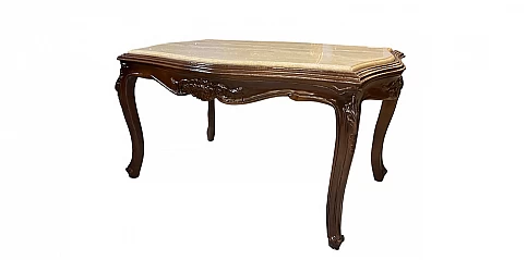 Κλασικό τραπεζάκι σαλονιού με μάρμαρο (K010)