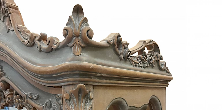 Βιτρίνα κλασική εποχής Λουί Κένζ (G001)-ΒΙΤΡΙΝΕΣ ΚΛΑΣΙΚΕΣ LOUIS XV