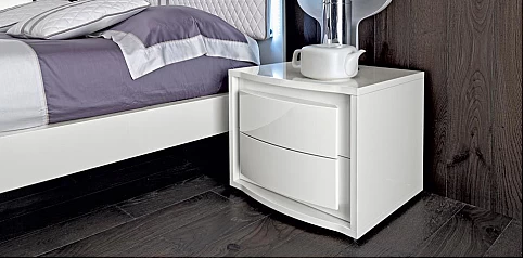 Σετ κρεβατοκάμαρας λευκή Ιταλίας DAMA (SET BIANCA) (160Χ200)