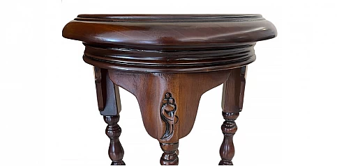 Ανθοστήλη μασίφ μαόνι VILLAGE (Ρ024)