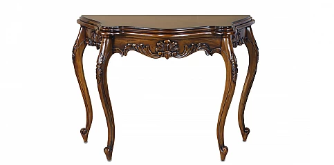 Kλασική κονσόλα σε μασίφ μαόνι (T033)