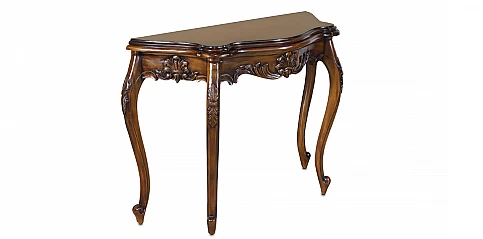 Kλασική κονσόλα σε μασίφ μαόνι (T033)