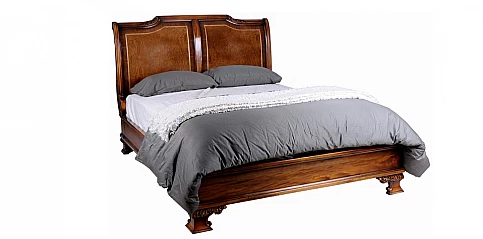 Κλασικό κρεβάτι σε μασίφ ξύλο LOUVRE (SB15)  Κλασικό κρεβάτι σε μασίφ ξύλο LOUVRE (SB15)