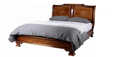 Κλασικό κρεβάτι σε μασίφ ξύλο LOUVRE (SB18)  Κλασικό κρεβάτι σε μασίφ ξύλο LOUVRE (SB18)
