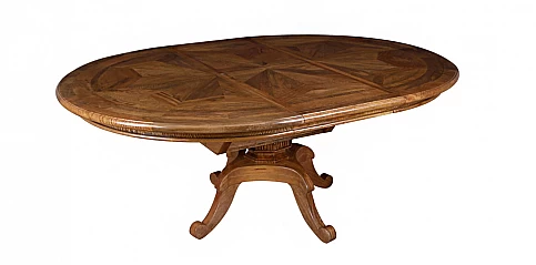 Τραπέζι τραπεζαρίας μασίφ επεκτεινόμενο CHELSEA (CTU01/150)