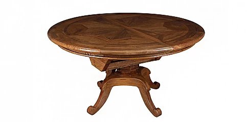 Τραπέζι τραπεζαρίας μασίφ επεκτεινόμενο CHELSEA (CTU01/125)